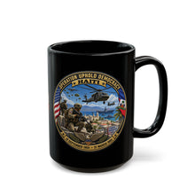 Load image into Gallery viewer, Black Mug  (15oz) - Operation Uphold Democracy - Haiti Intervention - 1994
