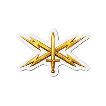 Load image into Gallery viewer, Die-Cut Magnet - Army Cyber Corps Branch Insignia - 3D - Enhanced
