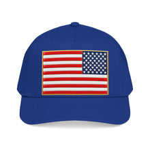 Load image into Gallery viewer, Mid Profile Baseball Cap - Flag - United States - 3D - Enhanced
