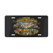 Load image into Gallery viewer, License Plate - Army - 116th Assault Helicopter Co w  Aviator Badge w VN SVC - HORNETS - 3D - Enhanced
