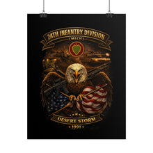 Load image into Gallery viewer, Rolled Posters - 24th Infantry Division - Desert Storm
