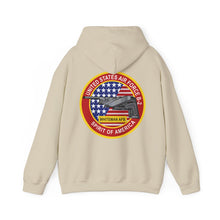 Load image into Gallery viewer, Unisex Heavy Blend™ Hooded Sweatshirt - Usaf - B2 - Spirit - Stealth Bomber Wo Txt
