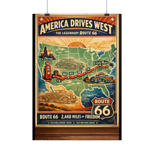 Load image into Gallery viewer, Posters - Route 66 - America Drives West
