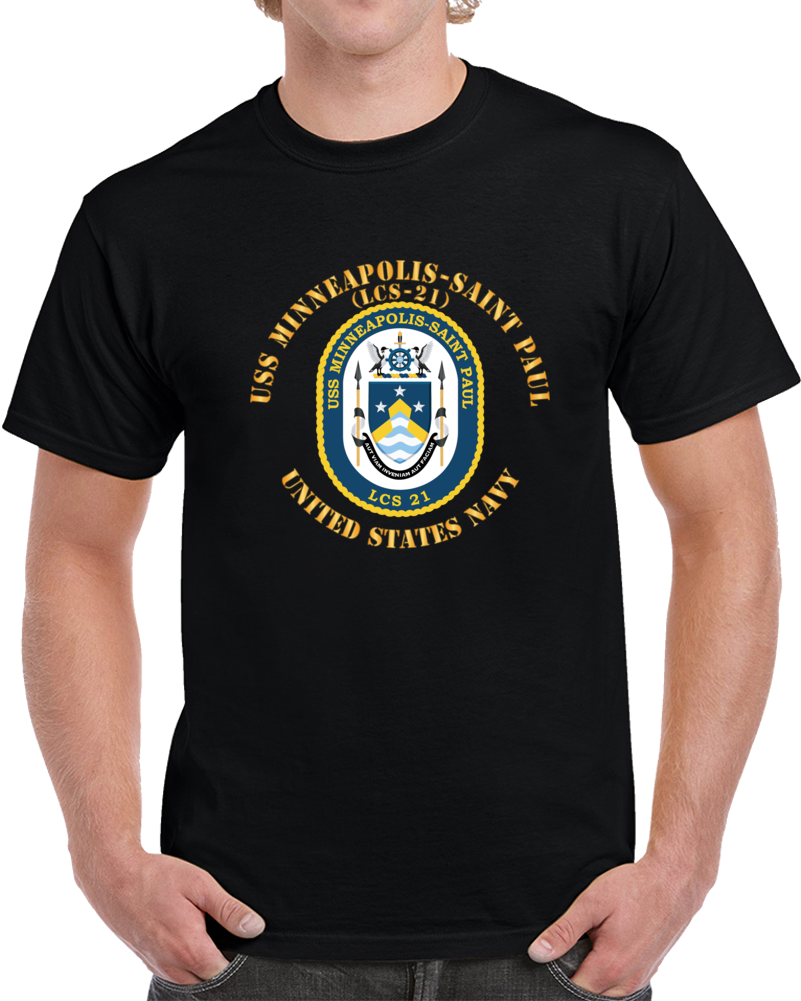 Navy - Uss Minneapolis-saint Paul (lcs-21) X 300 Classic T Shirt, Crewneck Sweatshirt, Hoodie, Long Sleeve