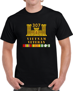 Army - 307th Engineer Battalion - Eng Branch - Vietnam Vet W Vn Svc Classic T Shirt, Crewneck Sweatshirt, Hoodie, Long Sleeve