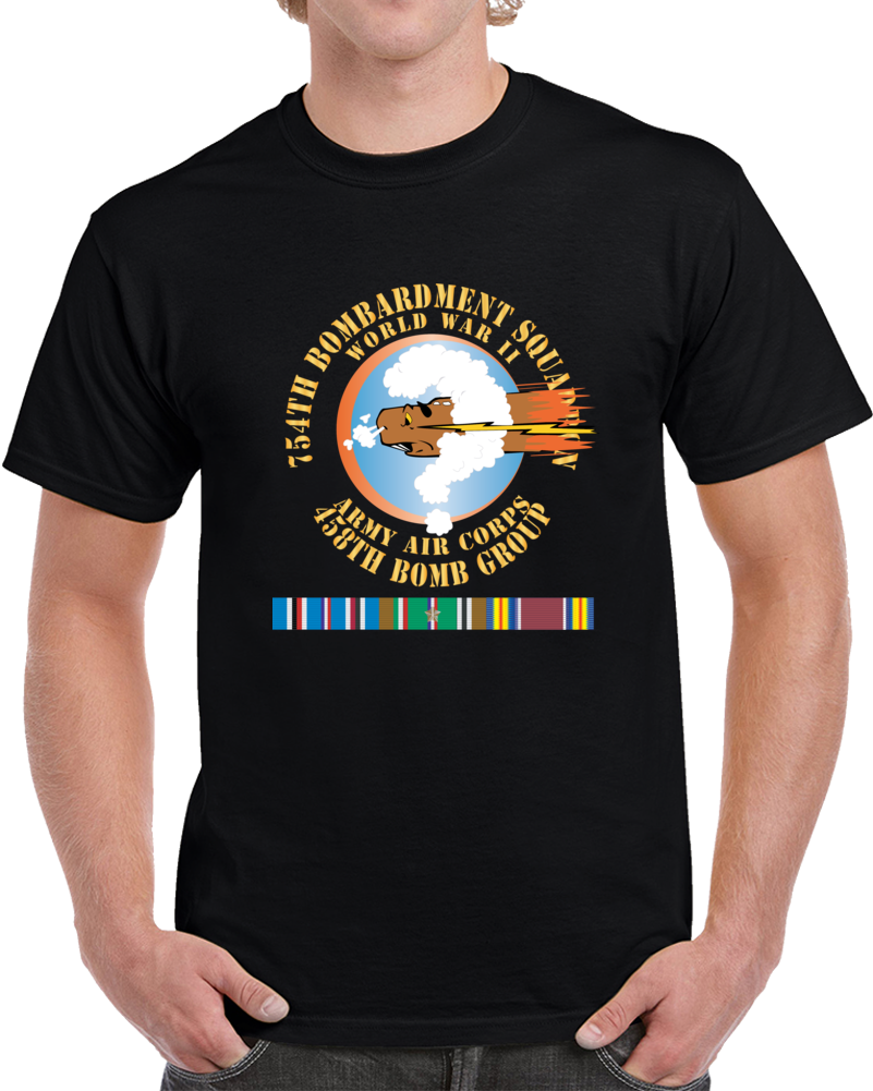 Aac - 754th Bombardment Squadron - 458th Bomb Group - Wwii W Eur Svc X 300 Classic T Shirt, Crewneck Sweatshirt, Hoodie, Long Sleeve