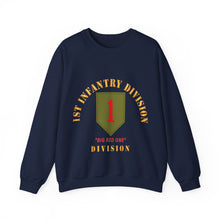 Load image into Gallery viewer, Crewneck Sweatshirt - SSI - 1st Infantry Division - Big Red One X 300
