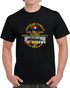 Army - Vietnam Combat Vet W 9th Inf Div - Mobile Riverine Force W Vn Svc Classic T Shirt, Crewneck Sweatshirt, Hoodie, Long Sleeve