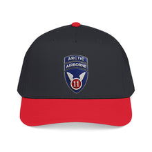 Load image into Gallery viewer, Mid Profile Baseball Cap - 11th Airborne Division w Arctic Tab wo txt - 3D - Enhanced
