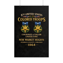 Load image into Gallery viewer, Rolled Posters - 5th USCT at New Market Heights - Shirt - Back
