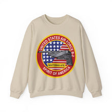 Load image into Gallery viewer, Unisex Heavy Blend Crewneck Sweatshirt - Usaf - B2 - Spirit - Stealth Bomber Wo Txt
