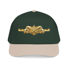 Load image into Gallery viewer, Mid Profile Baseball Cap - USCG - Cutterman - Officer wo txt - 3D - Enhanced
