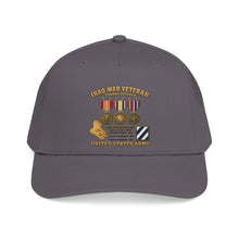 Load image into Gallery viewer, Mid Profile Baseball Cap - Army - Iraq War Veteran - 3rd Infantry Division - 3D - Enhanced
