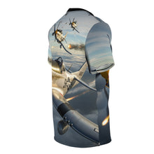 Load image into Gallery viewer, AOP Unisex Tee - P-51 Aircraft - Dog Fight - WWII
