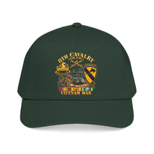 Load image into Gallery viewer, Mid Profile Baseball Cap - Army - 8th Cavalry (Air Cav) - 1st Cav Division w VN SVC - 3D - Enhanced
