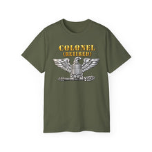 Load image into Gallery viewer, Unisex Ultra Cotton Tee - Colonel - Retired - 3D - Enhanced
