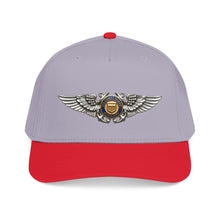 Load image into Gallery viewer, Mid Profile Baseball Cap - USCG - Aviator Badge - Auxiliary wo txt - 3D - Enhanced
