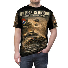Load image into Gallery viewer, 9th Infantry Division Vietnam Tribute All-Over Print Tee — Mobile Riverine Force (MRF)
