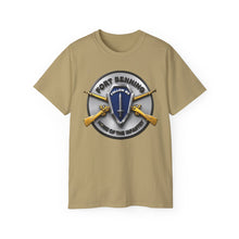 Load image into Gallery viewer, T‑Shirt — 3D Enhanced - Fort Benning - Follow Me - Home of the infantry Emblem
