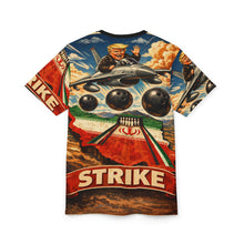 Load image into Gallery viewer, Donald Trump 'Bowling with Iran' Cut &amp; Sew Tee
