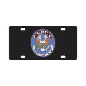 75th Ranger Regt. 1st Bn - Revised X 300 Classic License Plate