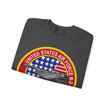 Load image into Gallery viewer, Unisex Heavy Blend Crewneck Sweatshirt - Usaf - B2 - Spirit - Stealth Bomber Wo Txt
