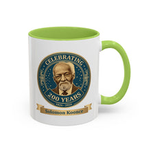 Load image into Gallery viewer, Accent Coffee Mug — "Celebrating 200 Years" Solomon Koonce Portrait (11/15 oz)
