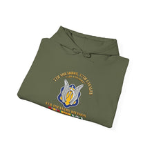 Load image into Gallery viewer, Hoodie – Army - 7th Squadron - 17th Cavalry - 4th ID - Vietnam Vet w SVC Ribbon - 3D X 300
