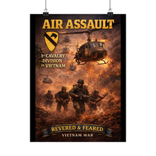 Load image into Gallery viewer, Matte Poster - 1st Cavalry Division in Vietnam

