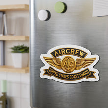 Load image into Gallery viewer, Die-Cut Magnet - USCG - Aircrew Badge w txt - 3D - Enhanced
