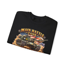 Load image into Gallery viewer, Crewneck Sweatshirt - Army - Main Battle Tank - M60A1 w Fire- Right Face - 3D - Enhanced
