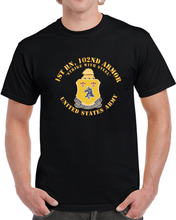 Load image into Gallery viewer, Army - 1st Bn 102nd Armor - Dui - Strike With Steel - Armor Branch X 300 T Shirt
