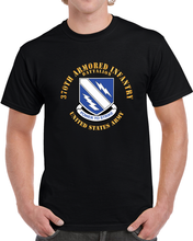 Load image into Gallery viewer, Army - 370th Armored Infantry Battalion - Dui W Txt X 300 Classic T Shirt, Crewneck Sweatshirt, Hoodie, Long Sleeve
