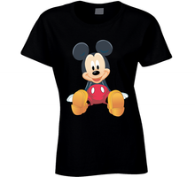 Load image into Gallery viewer, Mickey Sitting X 300 Ladies T Shirt
