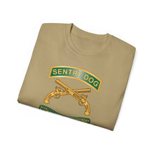 Load image into Gallery viewer, Unisex Ultra Cotton Tee - Army - Sentry Dog - 212th Military Police Company w Br - Ribbon Vietnam War Veteran w VN SVC X 300
