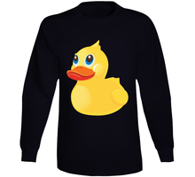 Load image into Gallery viewer, Yellow Rubber Duck - Oblique Left Front Long Sleeve T Shirt
