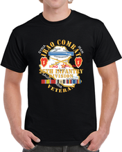 Load image into Gallery viewer, Iraq Combat Infantry Veteran W 25th Infantry Division - Dui W Iraq Svc X 300 T Shirt
