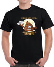 Load image into Gallery viewer, No Job Is Done Until The Paperwork Is Complete - Shit Emoji  Classic T Shirt, Crewneck Sweatshirt, Hoodie, Long Sleeve
