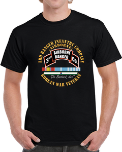 3rd Ranger Infantry Company - Airborne - Korea W Svc Ribbons X 300 T Shirt