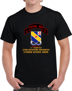 Army - C Co 52nd Infantry - Patrol Dog (highlight) - Ready Rifles Classic T Shirt, Crewneck Sweatshirt, Hoodie, Long Sleeve