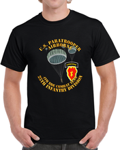 Load image into Gallery viewer, Us Paratrooper - 4th Bde Cbt Tm - 25th Infantry Div Classic T Shirt, Crewneck Sweatshirt, Hoodie, Long Sleeve
