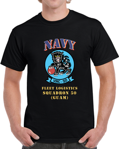 Big Navy - Fleet Logistics Squadron 50 - Ssi - Guam X 300 T Shirt