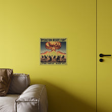 Load image into Gallery viewer, Acrylic Wall Art Panel - Atomic Testing in Nevada Desert Operation Fury
