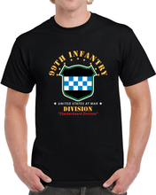 Load image into Gallery viewer, 99th Infantry Division - Checkerboard Division X 300 T Shirt
