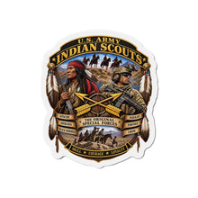 Load image into Gallery viewer, Die-Cut Magnet - United States Indian Scouts (USS) - Original Special Forces - 3D - Enhanced
