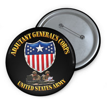 Load image into Gallery viewer, Custom Pin Buttons - Army - Adjutant General's Corps - Tactical - 3D - Enhanced
