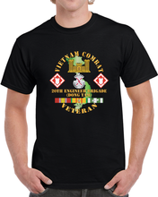 Load image into Gallery viewer, Vietnam Combat Veteran W 20th Engineer Brigade  Ssi - Dong Tam X 300 T Shirt
