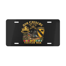 Load image into Gallery viewer, License Plate - Army - 8th Cavalry (Air Cav) - 1st Cav Division w VN SVC - 3D - Enhanced
