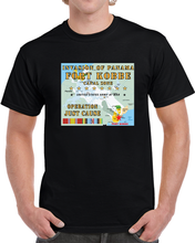 Load image into Gallery viewer, Invasion Of Panama - Just Cause - Fort Kobbe - Cz W Svc Ribbons W Map X 300 T Shirt
