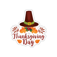 Load image into Gallery viewer, Die-Cut Stickers - Thanksgiving Day - Happy Thanksgiving Day
